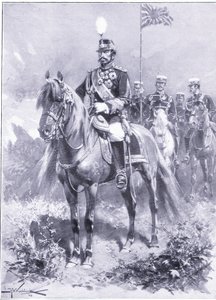 Sua Majestade Imperial: O Imperador do Japão, ilustração fromCassells História da Guerra Russo-Japonesa Vol 1, c.1900 de Johannes Hermann Barend Koekkoek