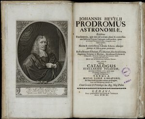 Johannes Hevelius recolhido astronomia, 1690