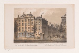 Sede do Handel-Maatschappij em Amesterdão
O edifício da Sociedade Comercial (título sobre o objecto) de Johannes Hilverdink