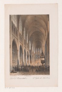 Interior da Igreja de Nossa Senhora em Amesterdão
A Igreja de Nossa Senhora (título sobre o objecto) de Johannes Hilverdink