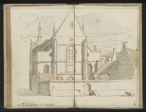 Catharijnekerk em Utrecht de Johannes Huibert Prins