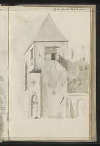 Arquitetura da cidade no Grote Kerk em Hoorn de Johannes Huibert Prins