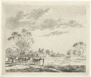 Paisagem com casa de campo e vacas
Maio
Os doze meses (título da série)
Desenhos coloridos dos 12 Meses (...) (título da série) de Johannes Janson