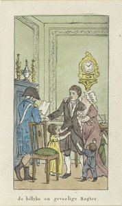 Interior com família e oficial
o bólito e o sensível Regter. (título sobre o objecto)