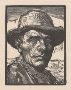 Retrato de um homem desconhecido de Johannes Josephus Aarts (signed by artist)