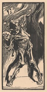Morte como um arlequim, jogando bilboquet de Johannes Josephus Aarts