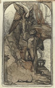 Édipo e a esfinge de Johannes Josephus Aarts