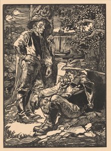 Trabalhadores do polder em repouso de Johannes Josephus Aarts