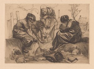 Mulheres de luto de Johannes Josephus Aarts