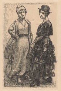 Duas mulheres de Johannes Josephus Aarts