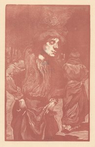 Duas mulheres andando na rua de Johannes Josephus Aarts