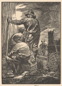 Quatro trabalhadores pela água de Johannes Josephus Aarts
