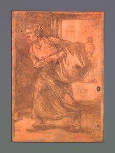A mulher transporta um fardo de Johannes Josephus Aarts