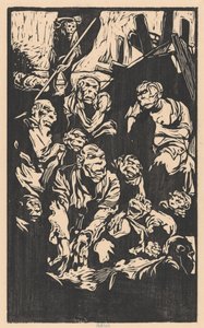 Criaturas de fantasia sentadas de Johannes Josephus Aarts
