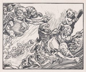 Criaturas de fantasia flutuantes de Johannes Josephus Aarts