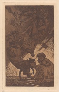Pessoas flutuantes, criaturas fantásticas e gatos de Johannes Josephus Aarts