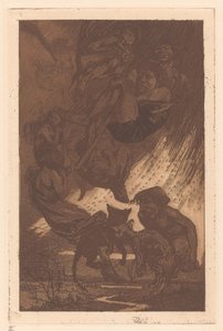 Pessoas flutuantes, criaturas de fantasia e gatos de Johannes Josephus Aarts