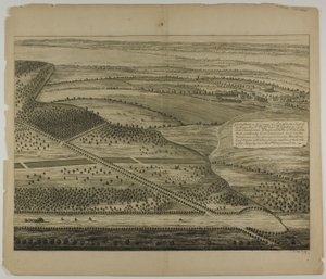Grimthorp no condado de Lincoln, chapa 23 de Britannia Illustrata de Johannes Kip