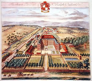 Sherborn o assento de Sir Ralph Dutton (gravura)