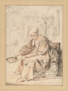 Mulher Panqueca, 1768. de Johannes Kornlein