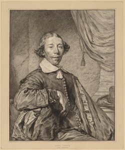Retrato de um homem sentado, 1771. de Johannes Kornlein