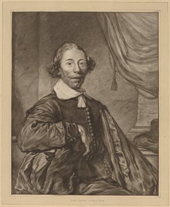 Retrato de um homem sentado, 1771. de Johannes Kornlein