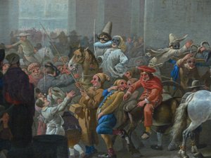 Carnaval em Roma Detalhe, c. 1650