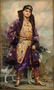 Retrato de Iusupov (óleo sobre tela) de Johannes Linse
