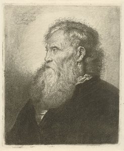 Retrato de um homem velho com barba