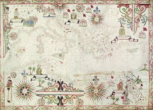Mapa do Mediterrâneo, 1625
