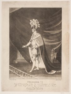 Frederico VI de uniforme