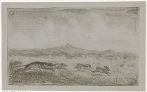 Caça à lebre de Johannes Tavenraat