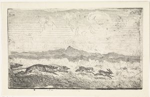 Caça à lebre de Johannes Tavenraat