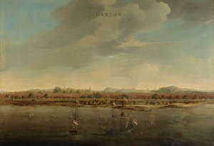 Vista do cantão na china, c. 1662-3