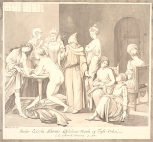 "Broder Cornelius Adrians Absolutions Maade og Tugte=Orden. / J.L. Gottefriidi Chronica. p. 908." de Johannes Wiedewelt