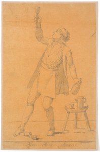 Retrato de Jens Juel? Lima de Johannes Wiedewelt