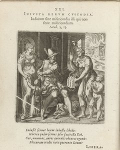 A retenção abusiva de bens de Johannes Wierix