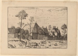 Galpão com Chalé de Johannes and Lucas van Doetechum after Master of the Small Landscapes