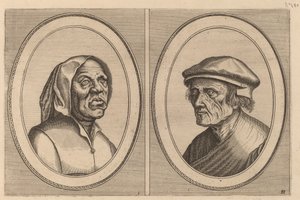 "Baef Schol-becx" e "Spruyt Vroegh-beverven" de Johannes and Lucas van Doetechum after Pieter Bruegel the Elder