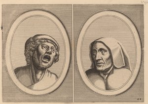 "Hansje Singh em Veldt" e "Blaeuwe Aecht" de Johannes and Lucas van Doetechum after Pieter Bruegel the Elder