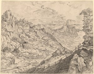 Grande paisagem alpina