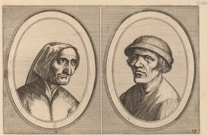 "Maey Veeghde-pot" e "Pannetje Vet" de Johannes and Lucas van Doetechum after Pieter Bruegel the Elder