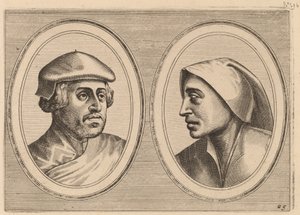 "Sincero Lammert" e "Deughdighe Geertruyd" de Johannes and Lucas van Doetechum after Pieter Bruegel the Elder