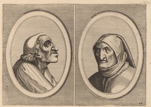 "Pater Muylaert" e "Mater Bille-bloots" de Johannes and Lucas van Doetechum after Pieter Bruegel the Elder