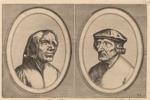 "Trijn Bulle-back" e "Voorsichtighe Penne" de Johannes and Lucas van Doetechum after Pieter Bruegel the Elder