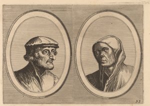 "Voorsichtighe Krijn" e "Broentje Spaer-pots" de Johannes and Lucas van Doetechum after Pieter Bruegel the Elder
