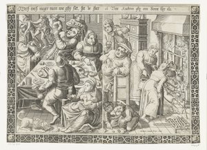 A cozinha gordurosa