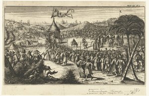Representantes holandeses comparecem a Koxinga de Johannes van Baden