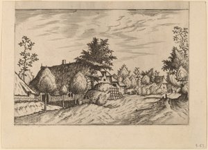 Rua da Vila de Johannes van Doetechum, the Elder and Lucas