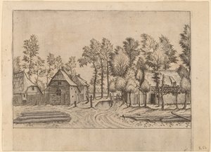Rua da Vila de Johannes van Doetechum, the Elder and Lucas